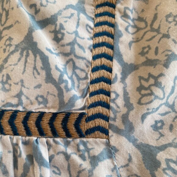 Oversized J Crew Embroidered Cotton Tunic - Size 00 - Picture 8 of 13